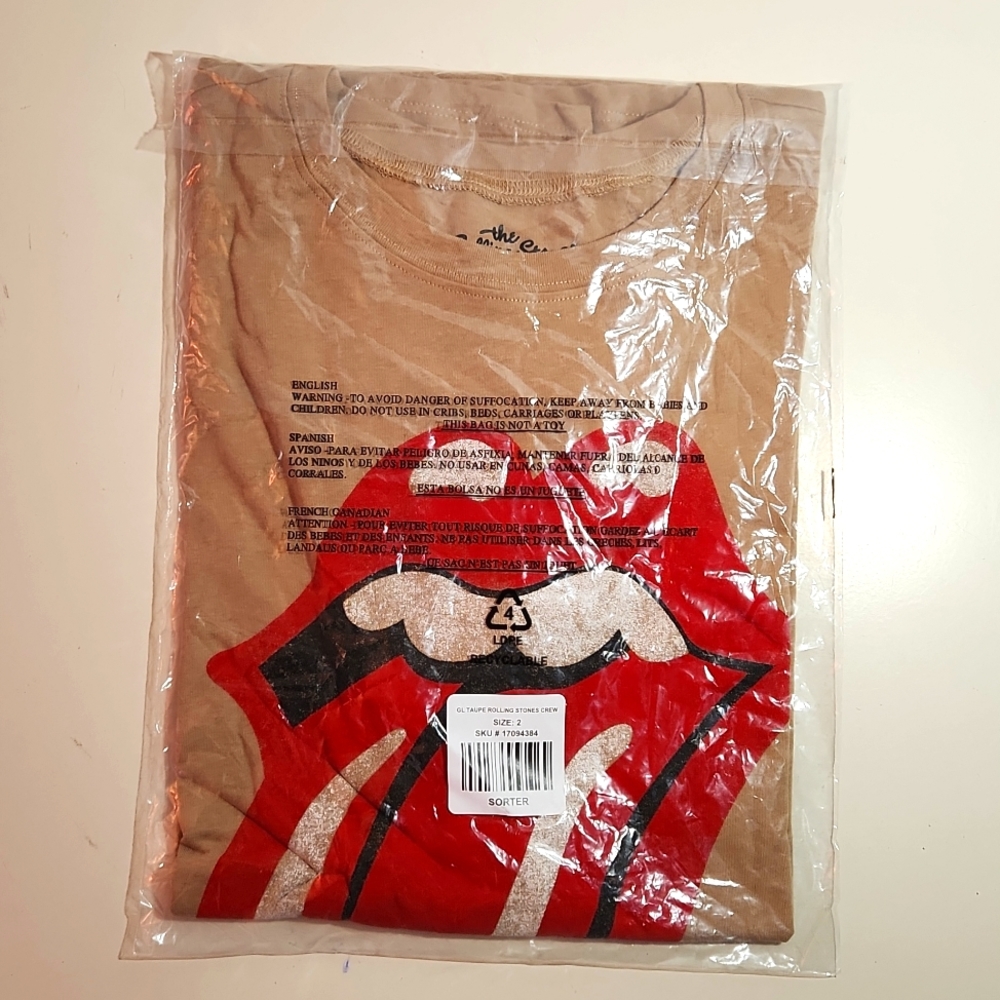❤️NWT TORRID BAND CONCERT TEE  ROLLING STONES LIPS MICK JAGGER GRAPHIC PLUS SIZE - Picture 6 of 14